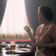 Image for article titled Man Wondering If Scene From ‘The Crown’ Where Queen Elizabeth Drinks Tea Actually Happened